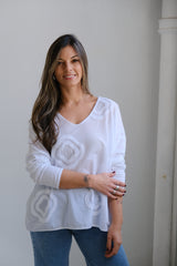 Remera Rombo Blanco