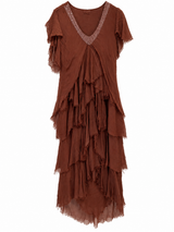 Vestido Hazel Terracota