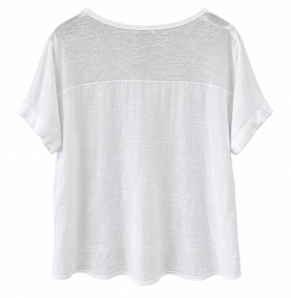 Remera Garzón estampa beige
