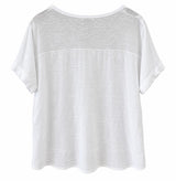 Remera Garzón estampa beige