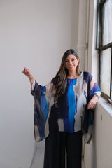 Blusa Clotilde Azul