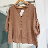 Blusa Roma Camel