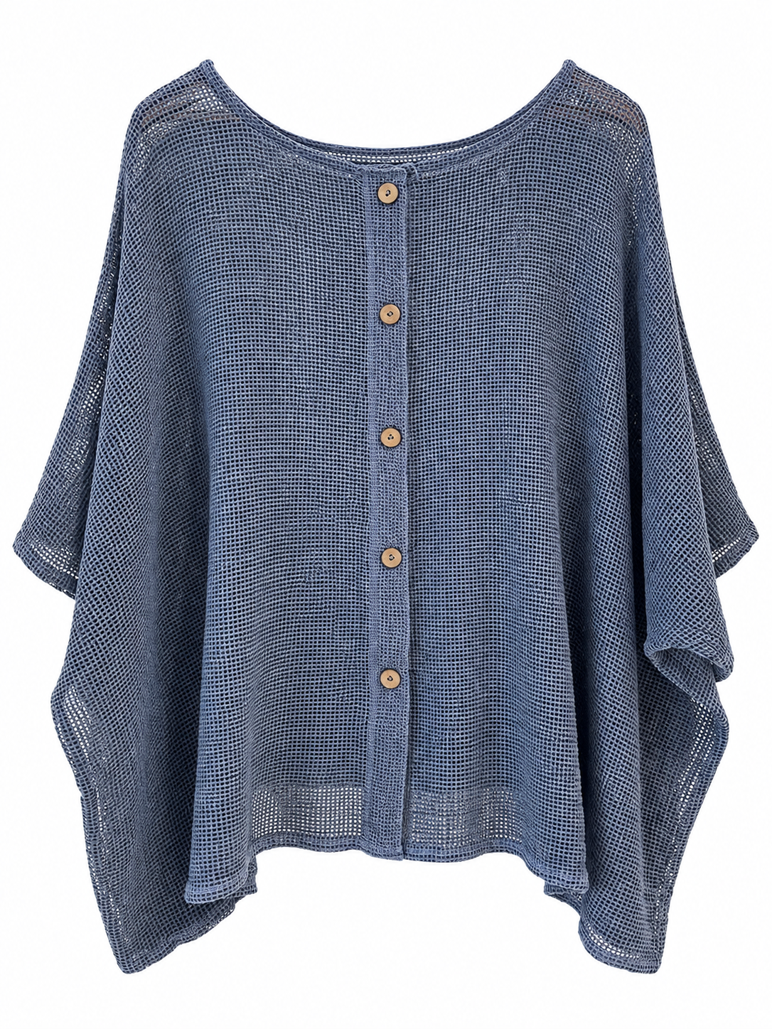Poncho Montana azul jean