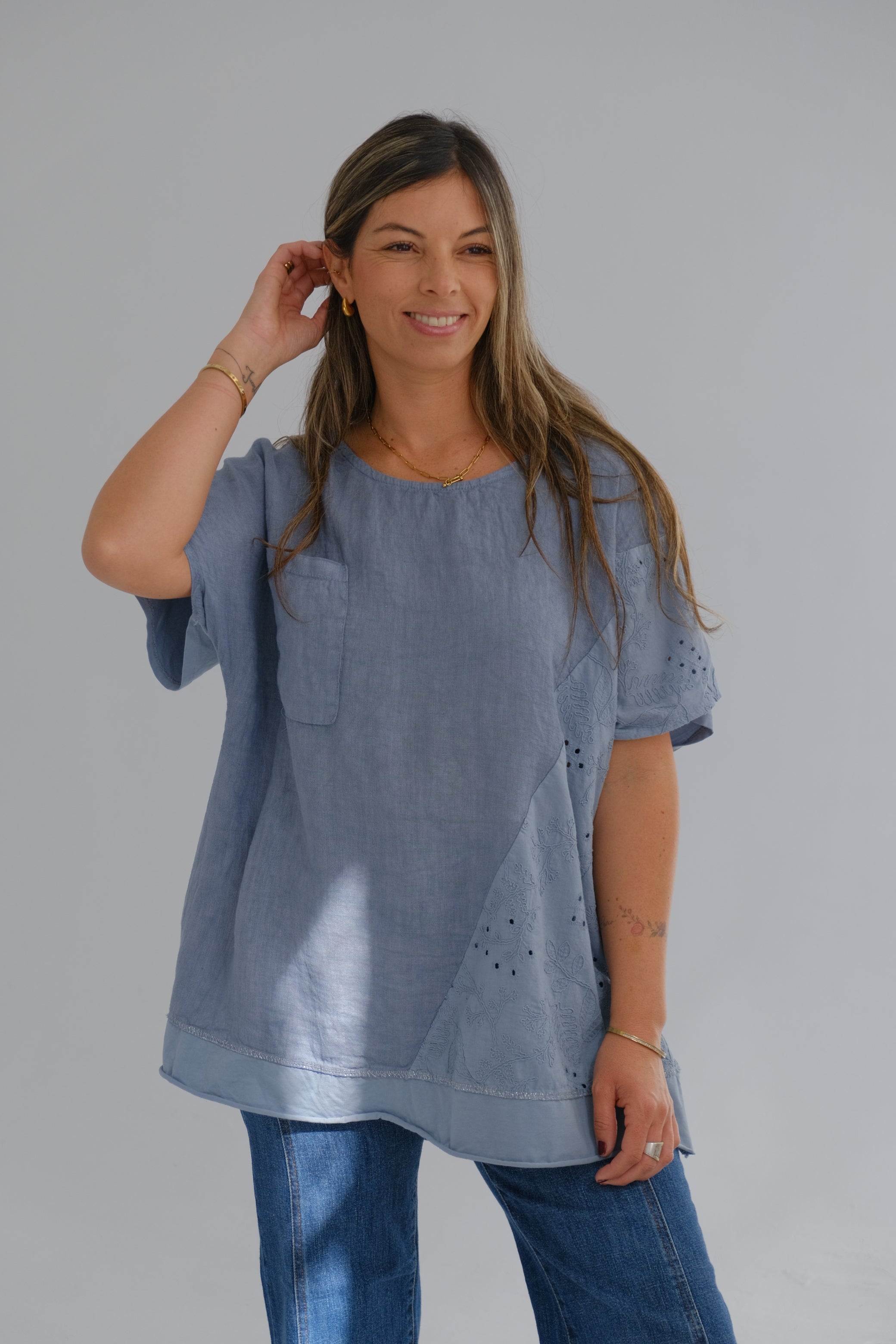 Blusa Azucena Jean