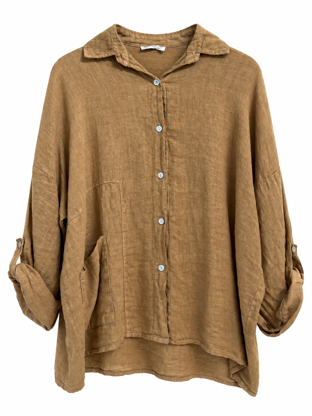 Camisa Libia tostado