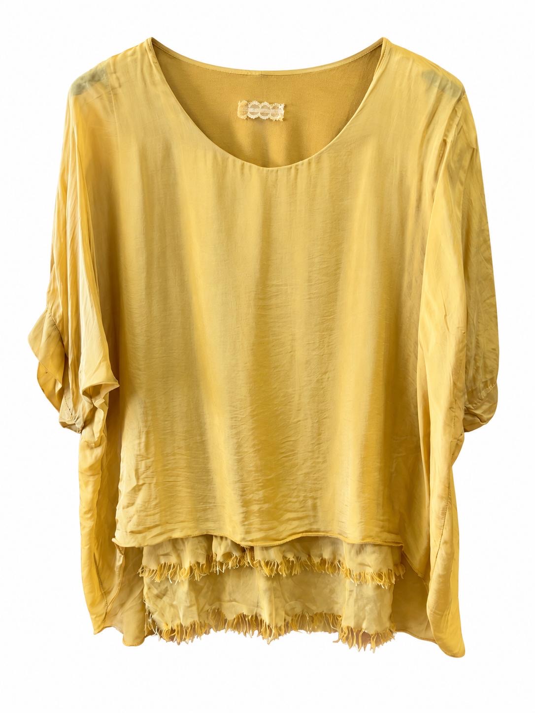 Blusa Mambo Mostaza