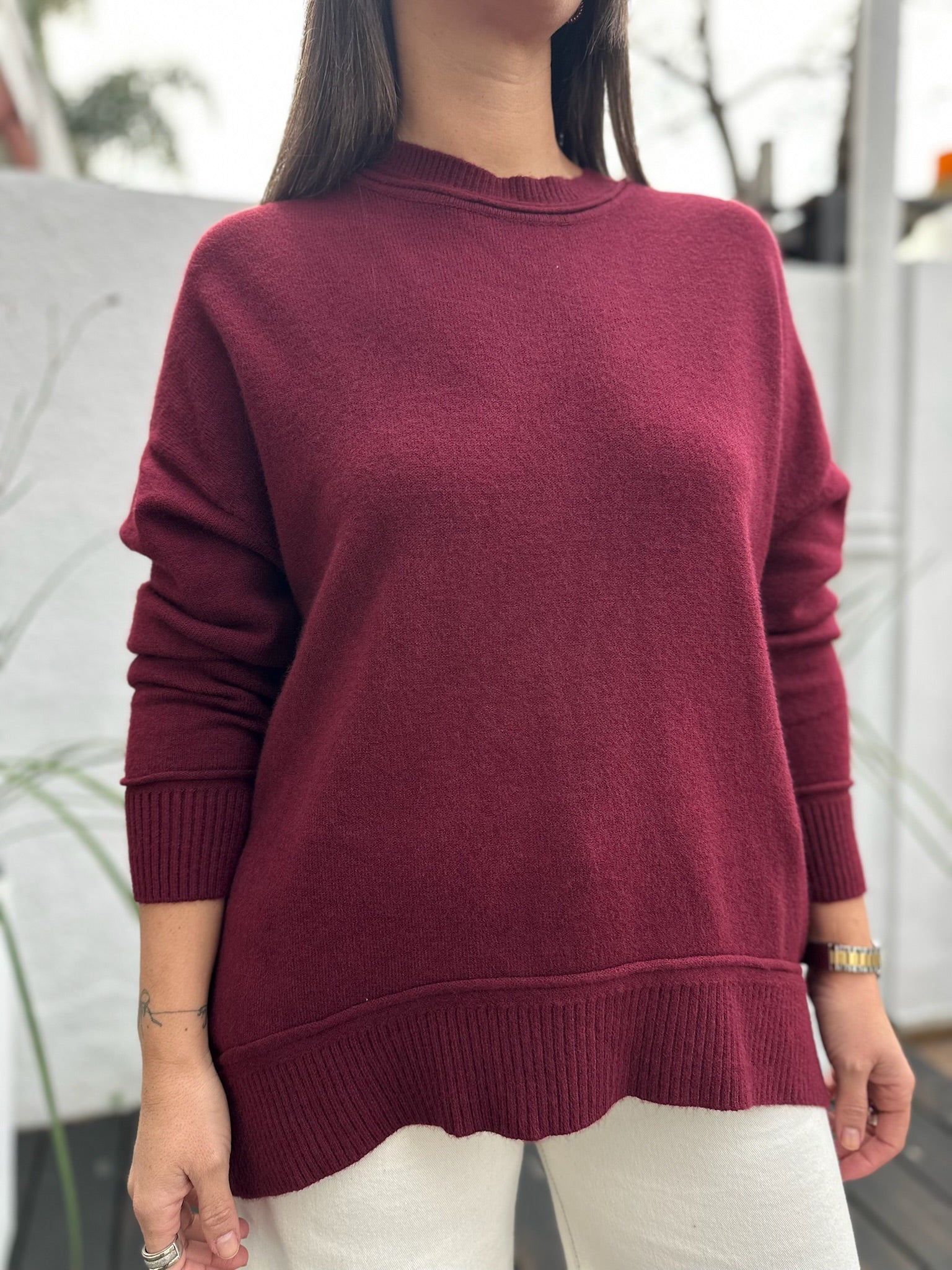 Sweater Max Bordeaux