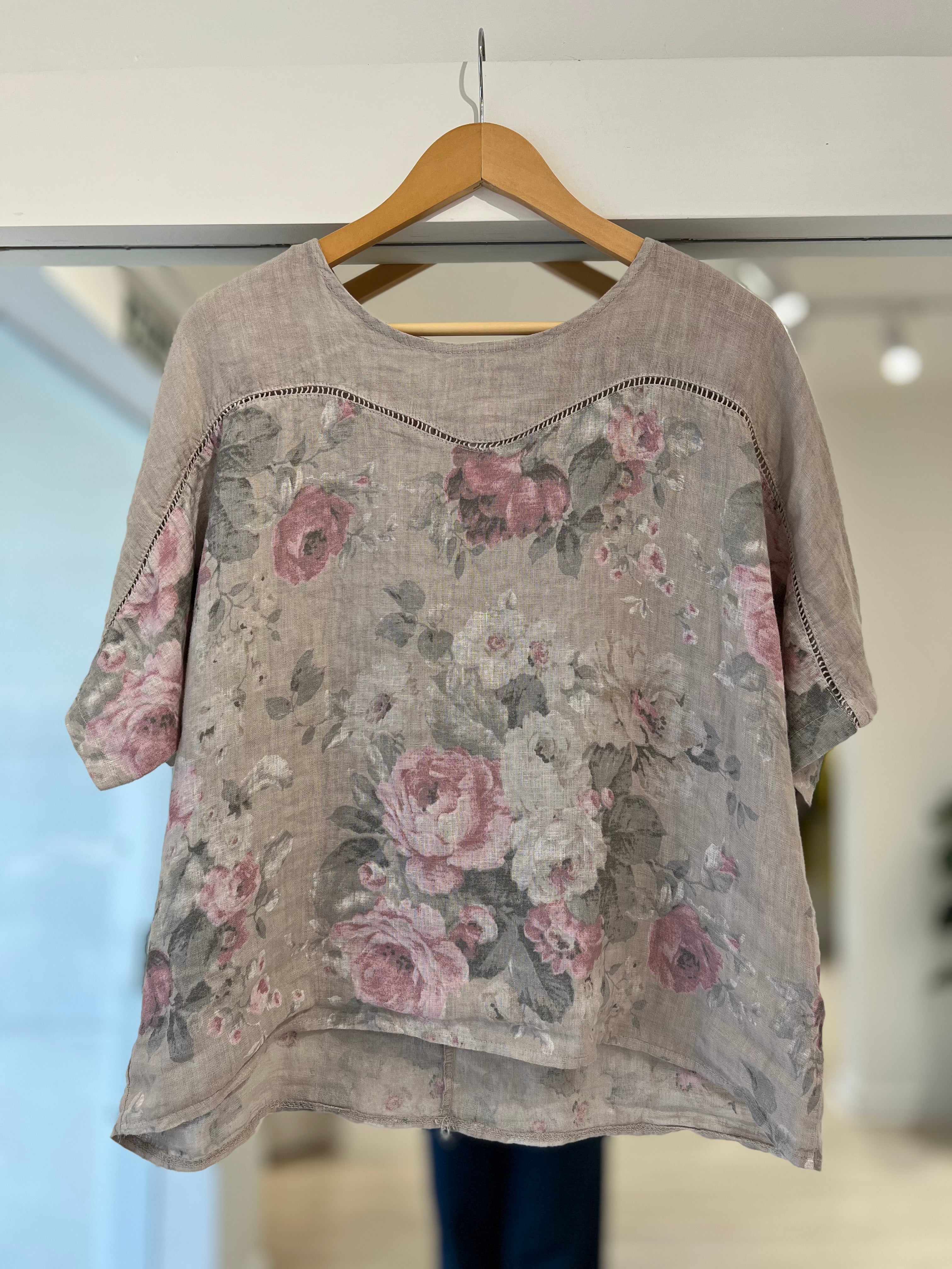 Blusa Garden beige