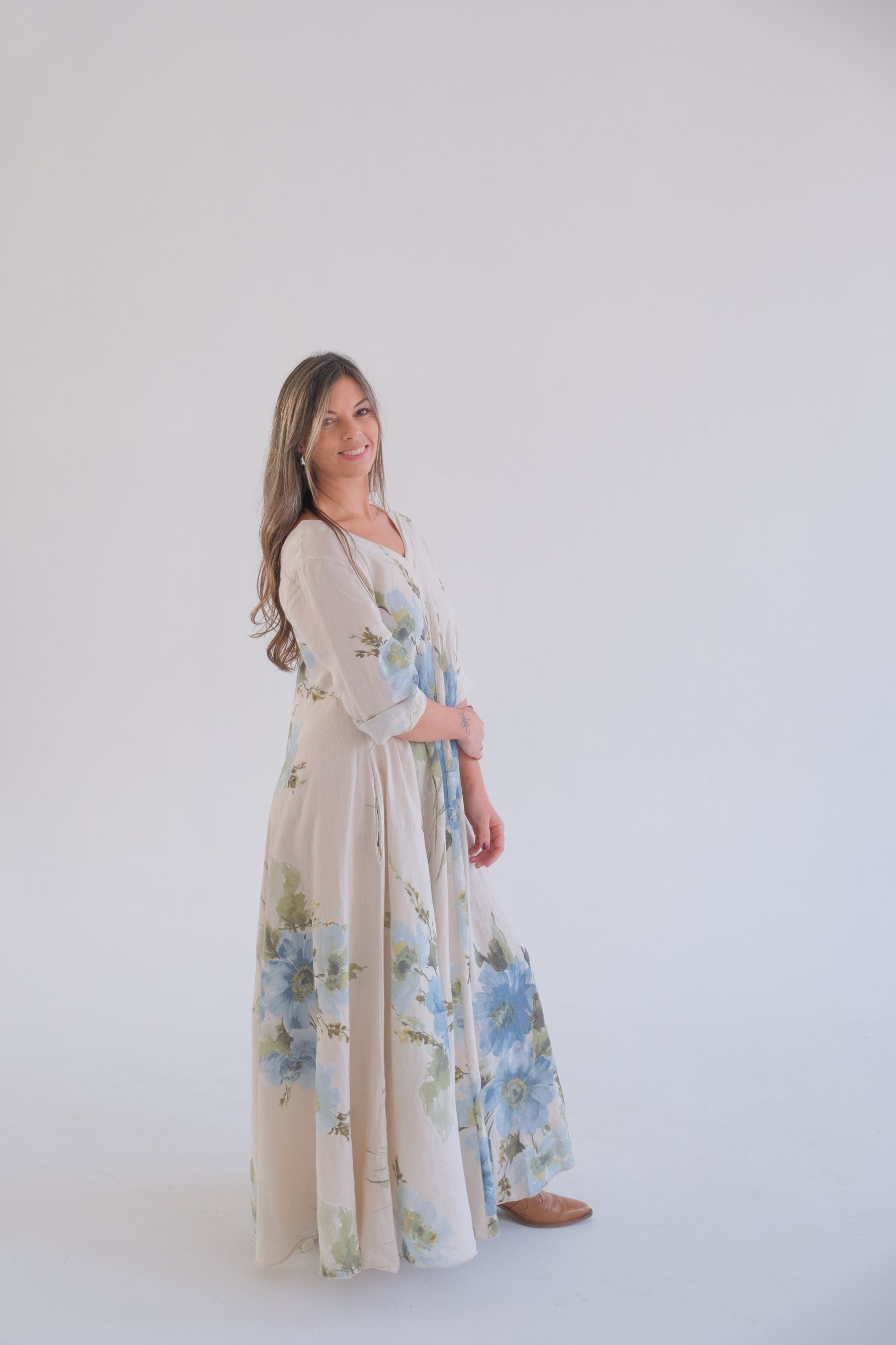 Vestido Magic ESTAMPADO Beige