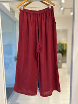 pantalon Java bordo
