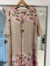 Vestido Positano beige