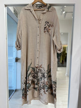 Vestido Marea beige