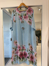 Vestido Positano celeste