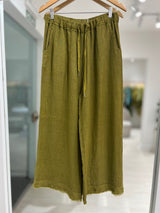 Pantalon Flecos verde pistacho