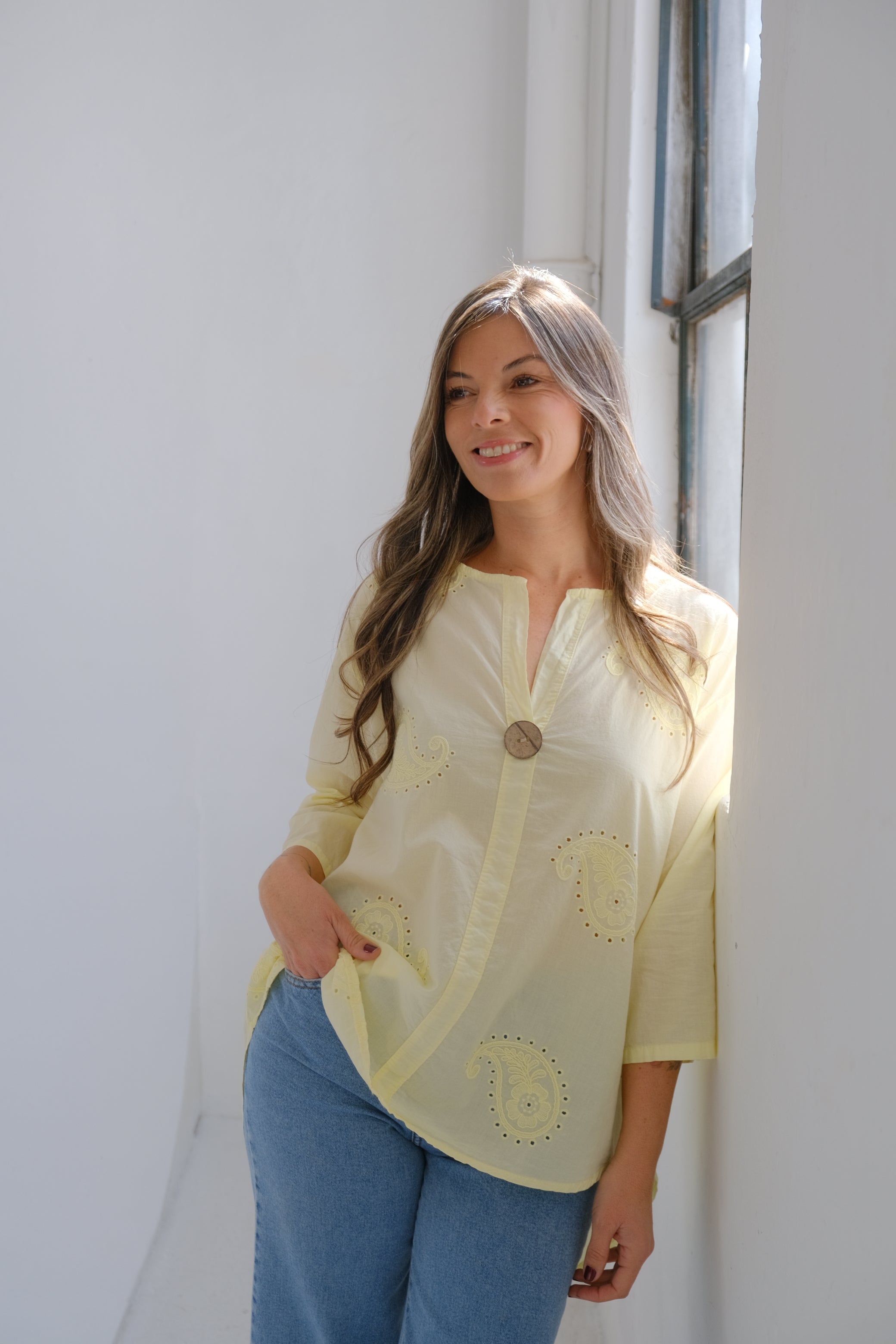 Blusa Capri Amarilla