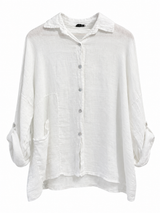 Camisa Libia blanco