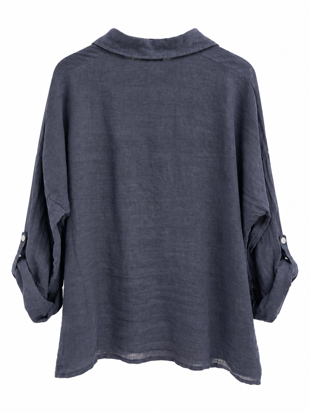 Camisa Libia azul marino