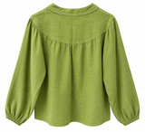 Camisa Perla Verde Pistacho