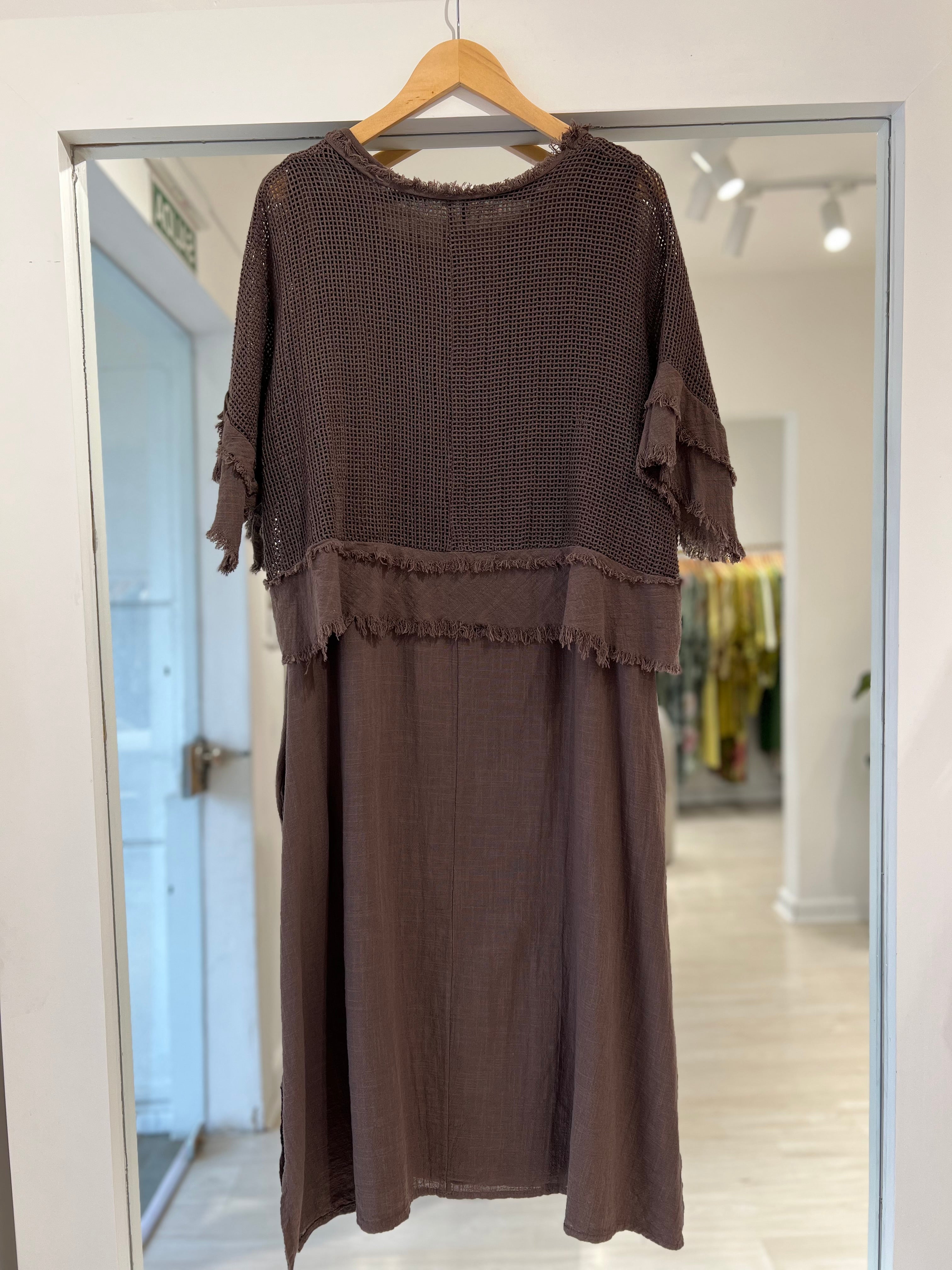 Vestido Jacinta chocolate