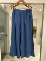 Pantalon Flecos azul jean