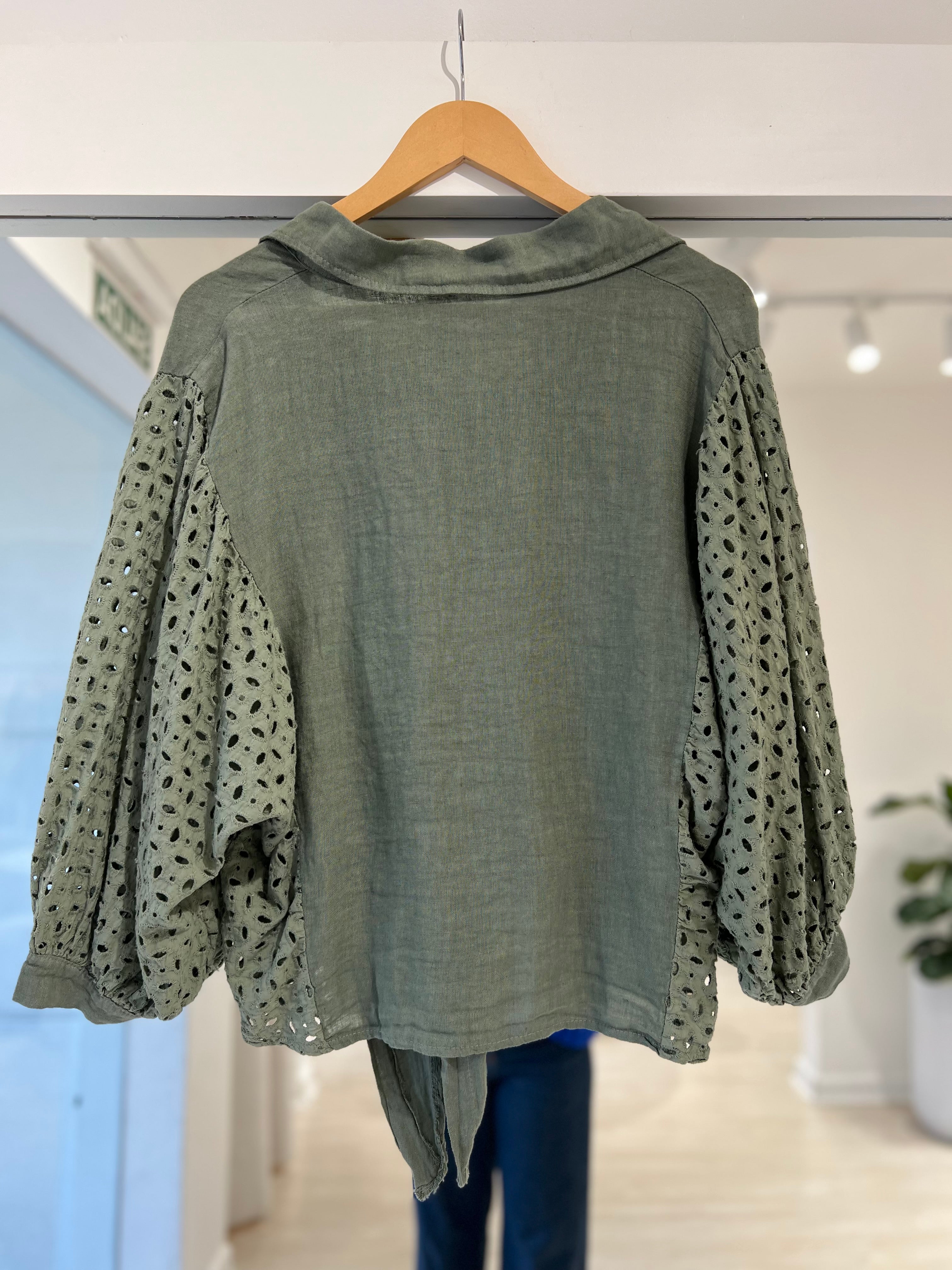 Camisa Mila verde