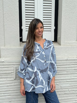Camisa Batik Celeste Jean