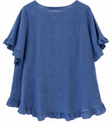 Blusa Marina azul jean