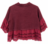 Camisa Malibú bordo