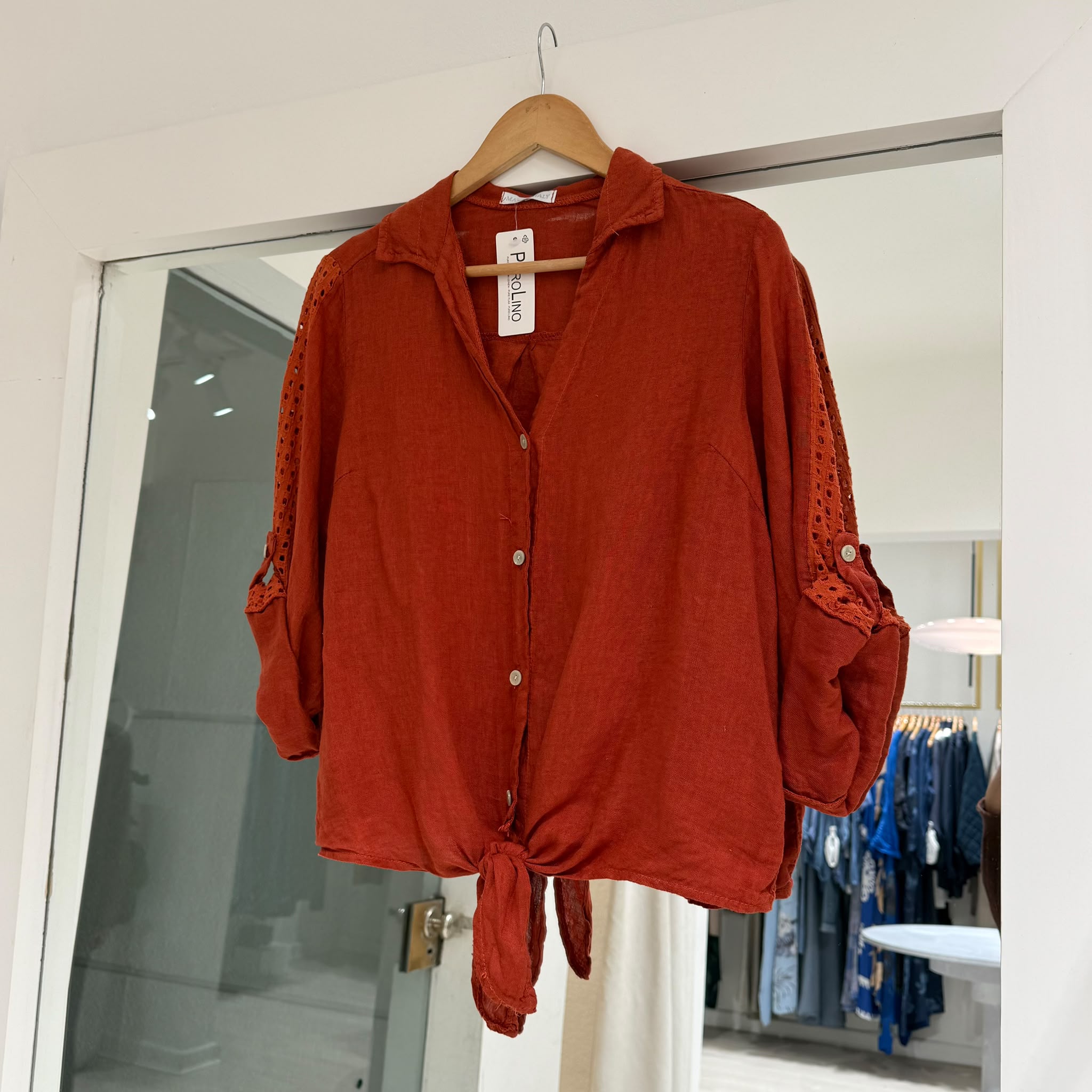 Camisa Amelia Terracota
