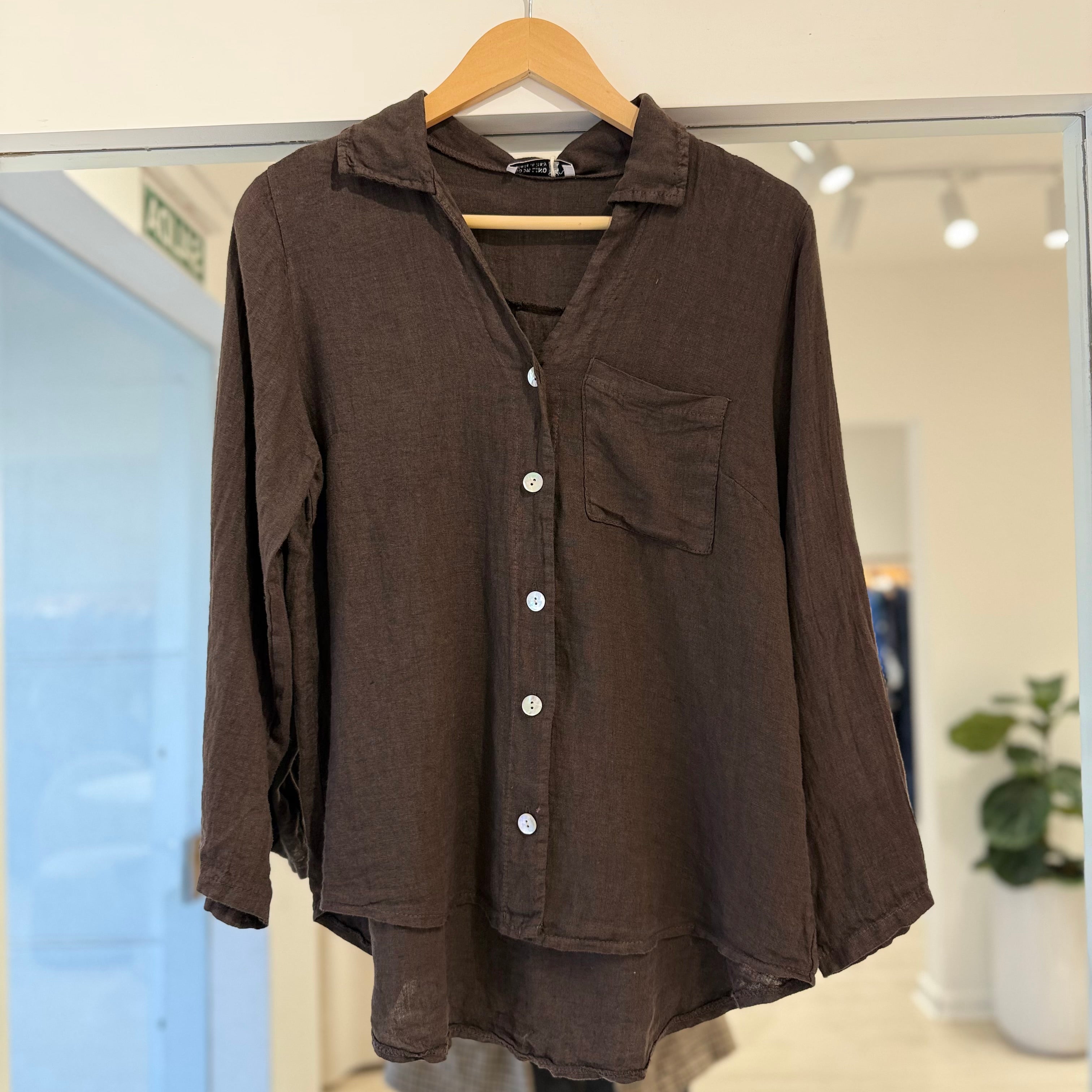 Camisa Bali Chocolate