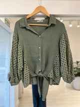 Camisa Mila verde