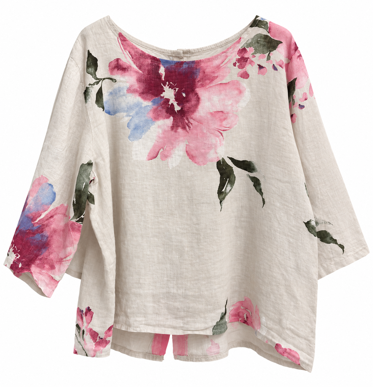 Blusa candela estampada beige