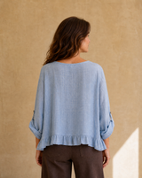 Blusa Menorca Celeste