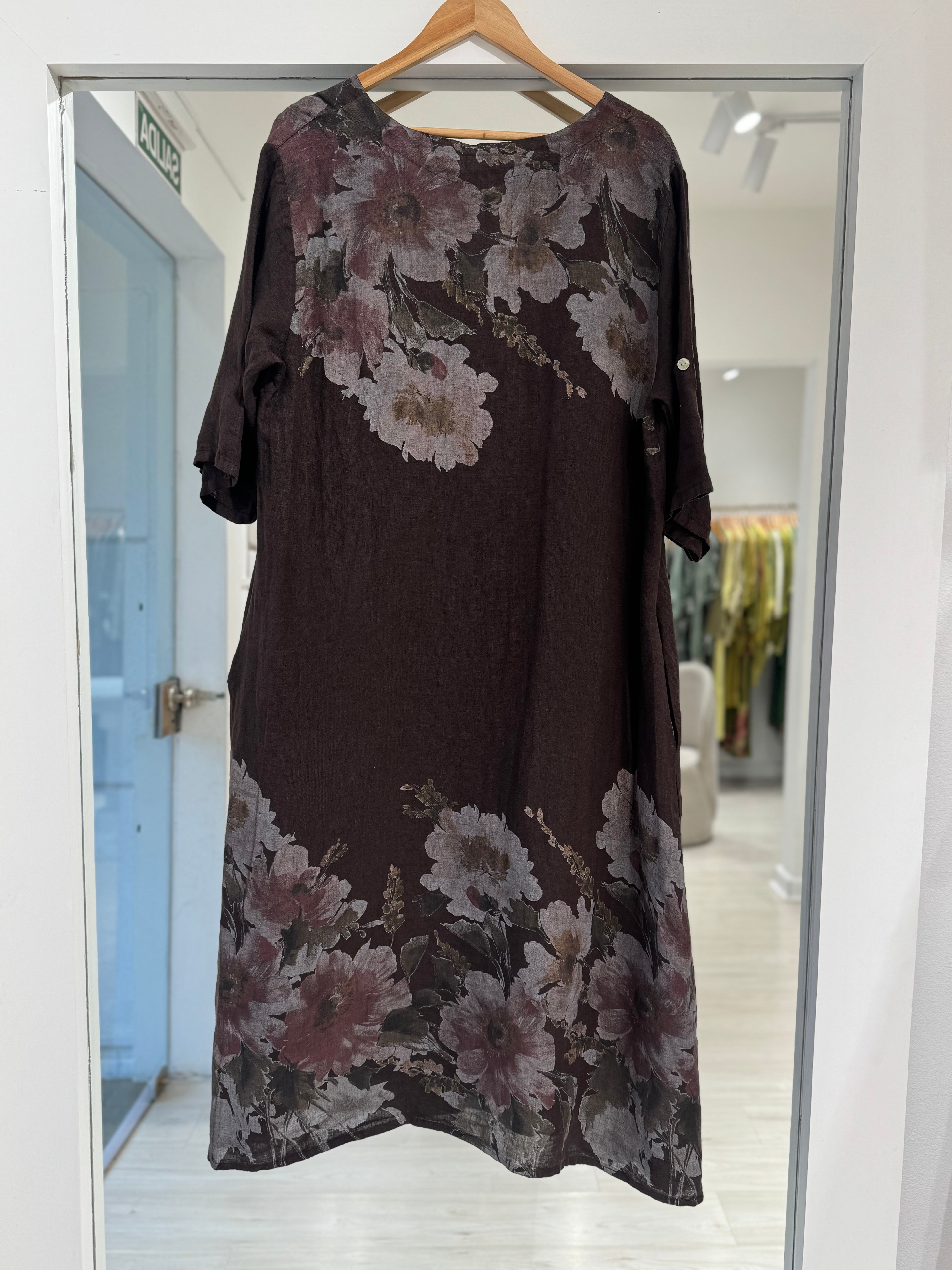 Vestido Positano chocolate