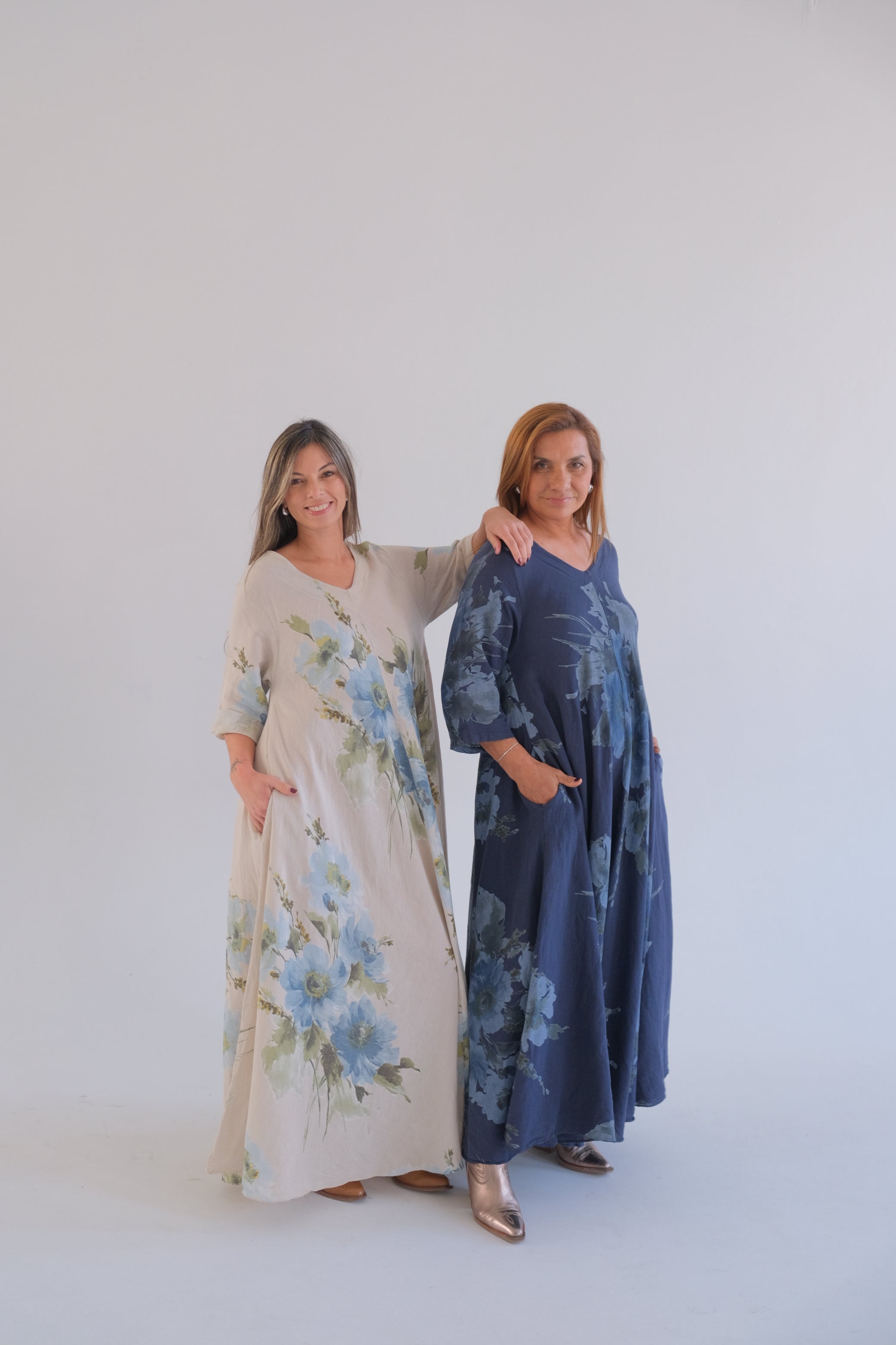 Vestido Magic ESTAMPADO azul marino