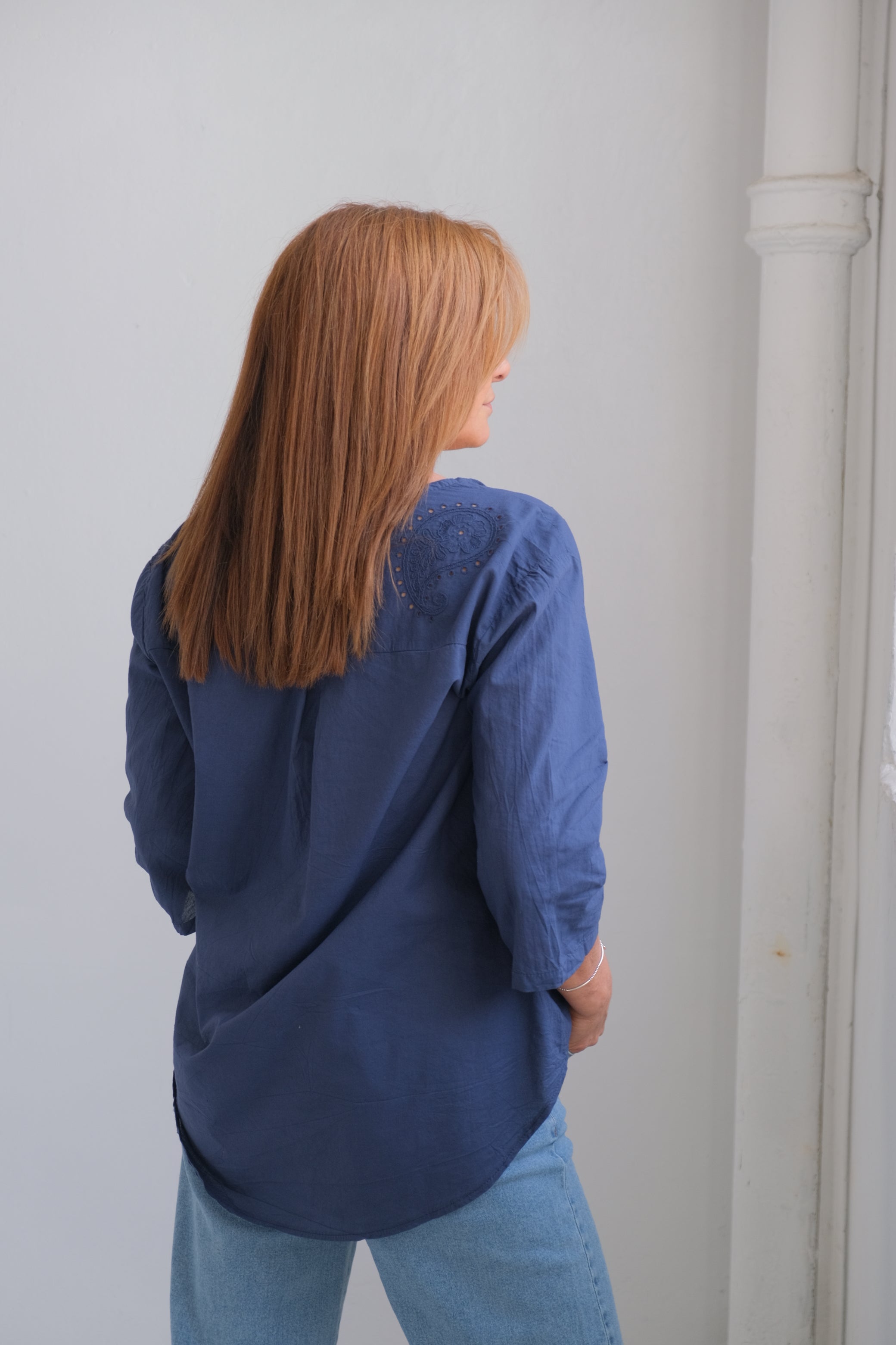 Blusa Capri Azul