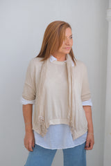 Sweater 3 en 1 Crudo