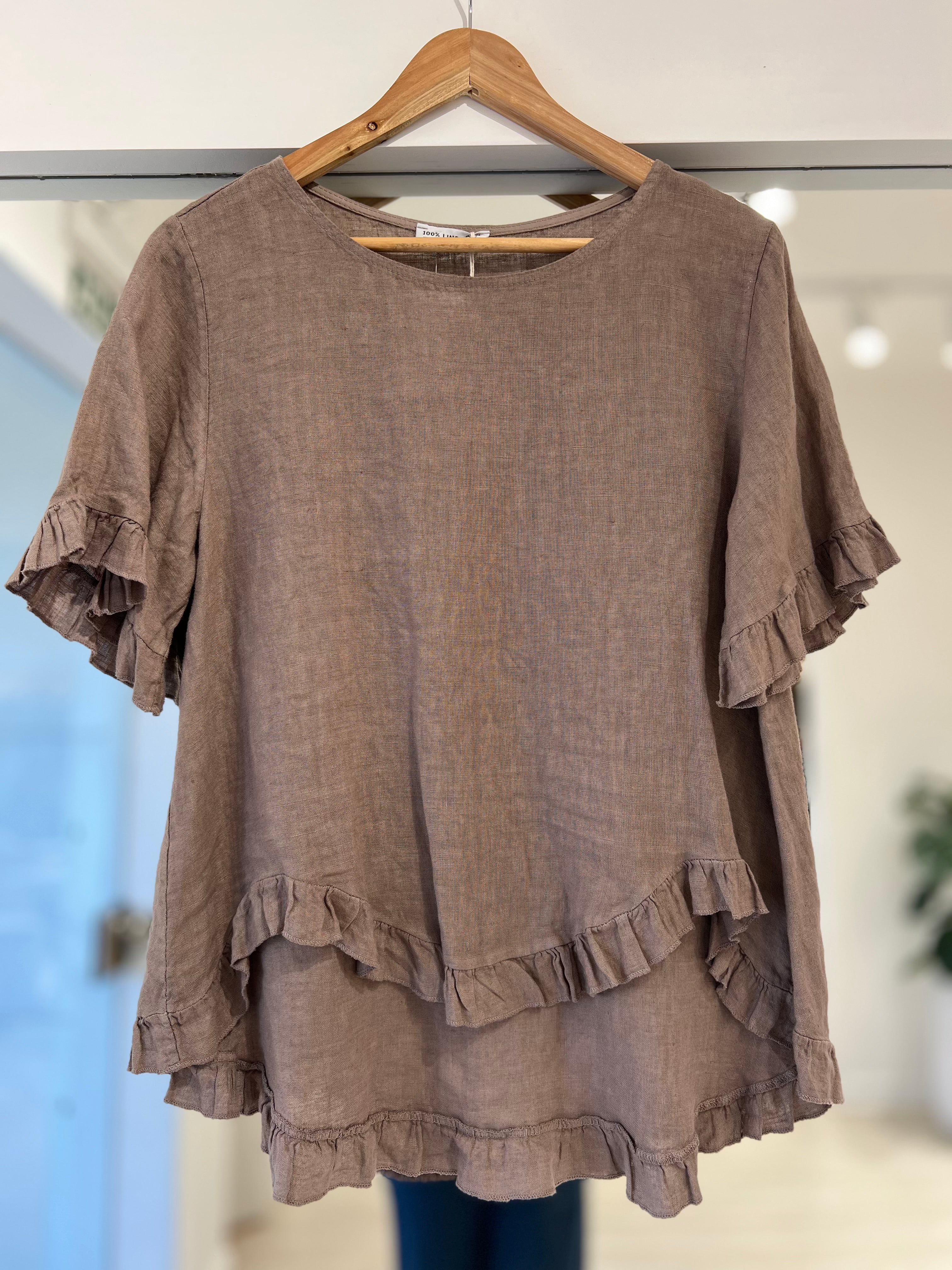 blusa Marina vison