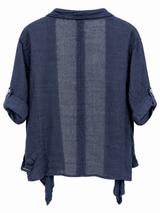 Saco Kimono Azul Marino
