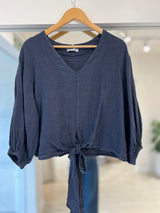 Blusa Nudo azul marino