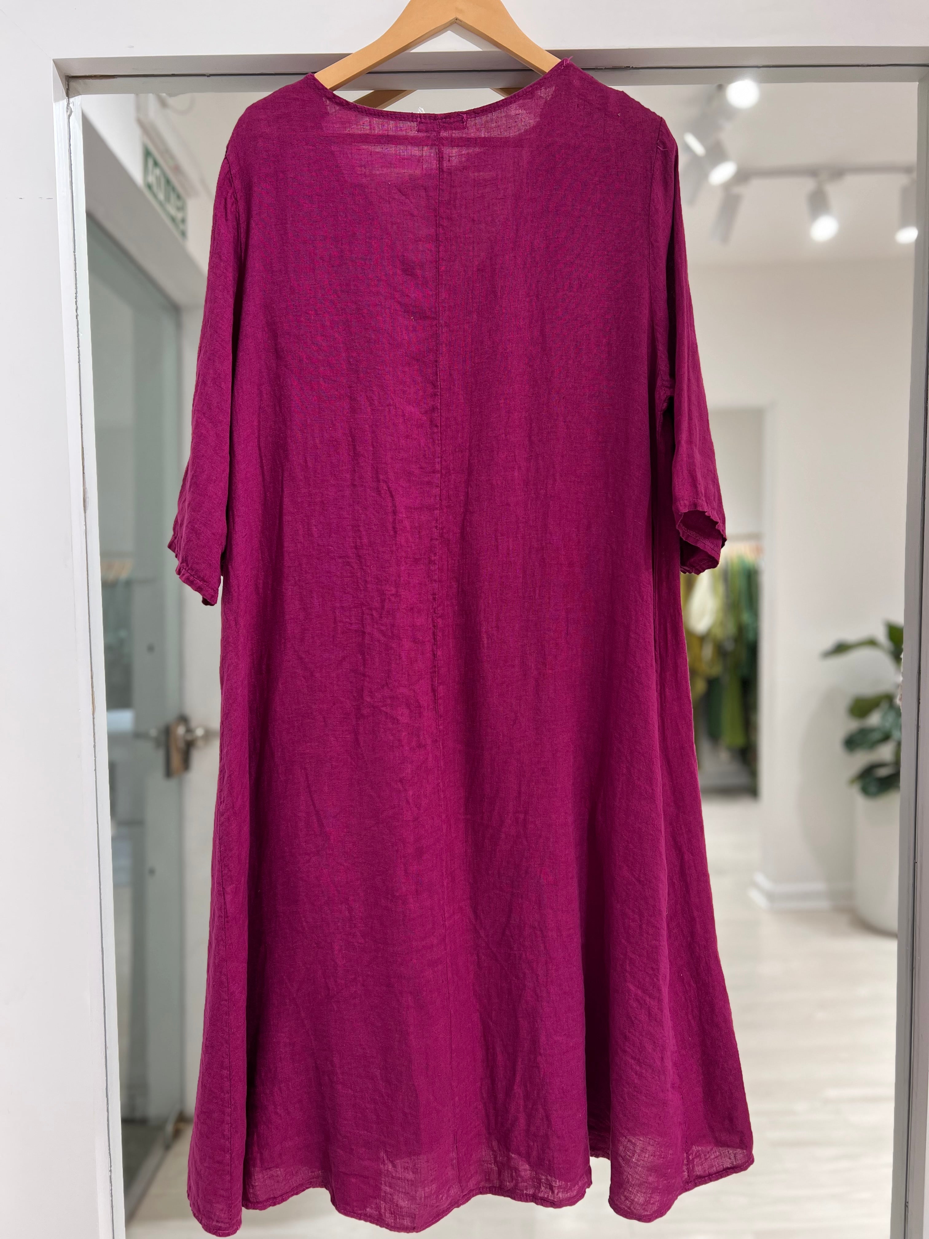 Vestido Magic Midi magenta