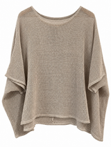 Poncho Montana Beige