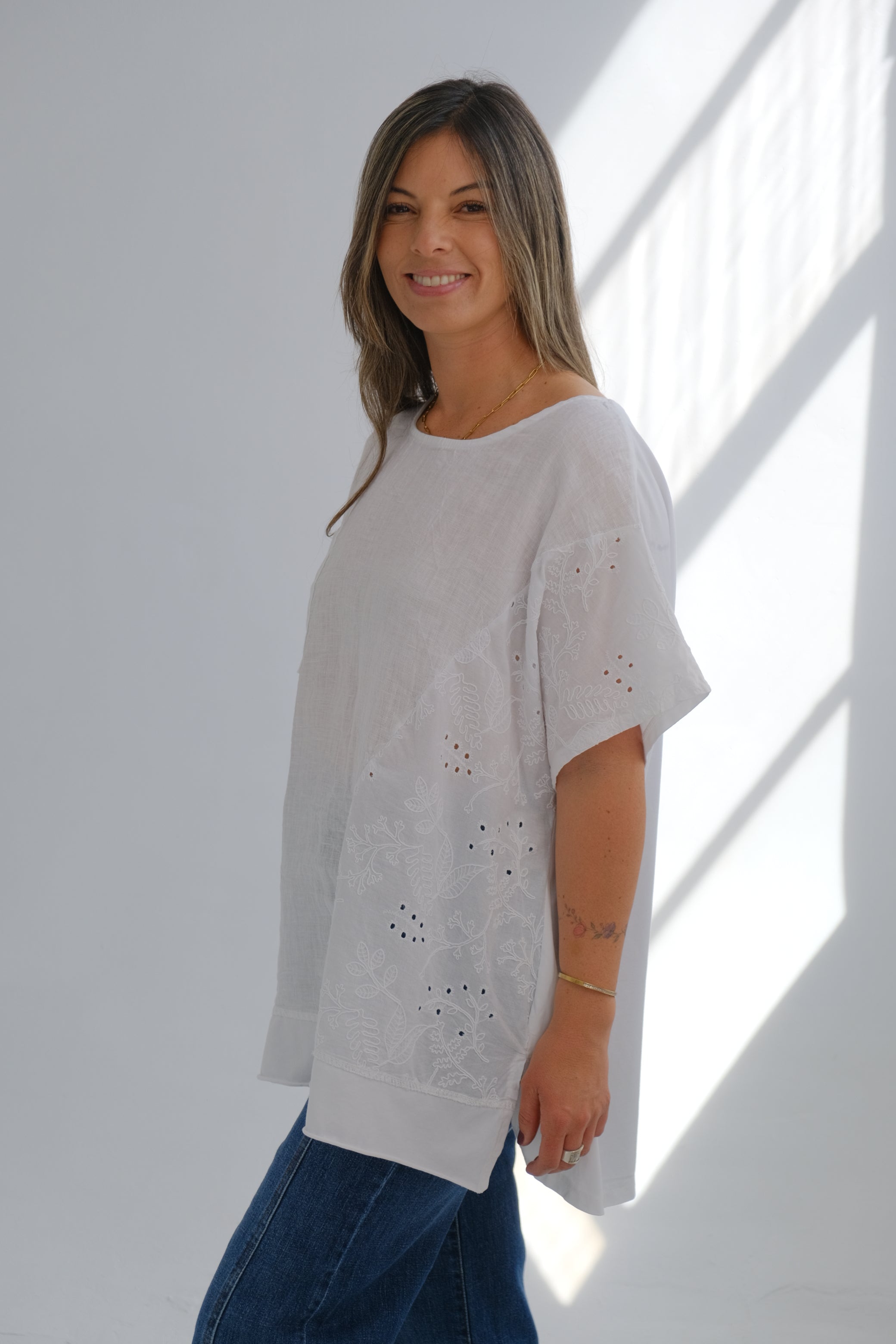 Blusa Azucena Blanco