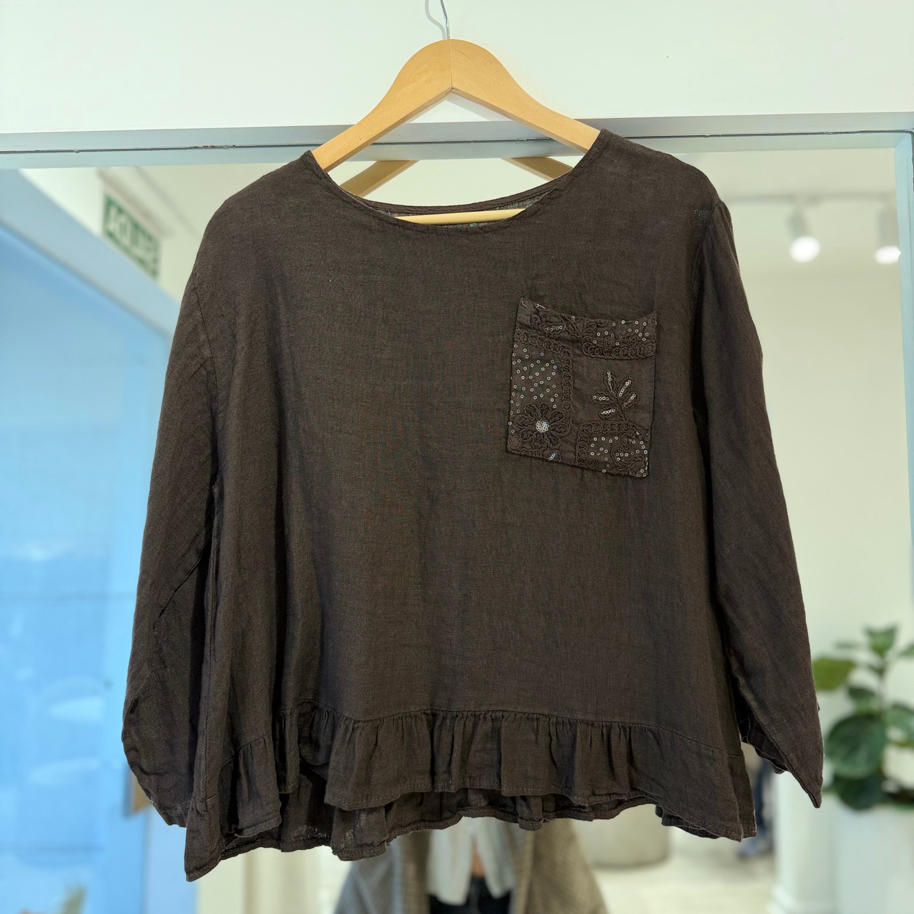 Blusa Menorca Chocolate
