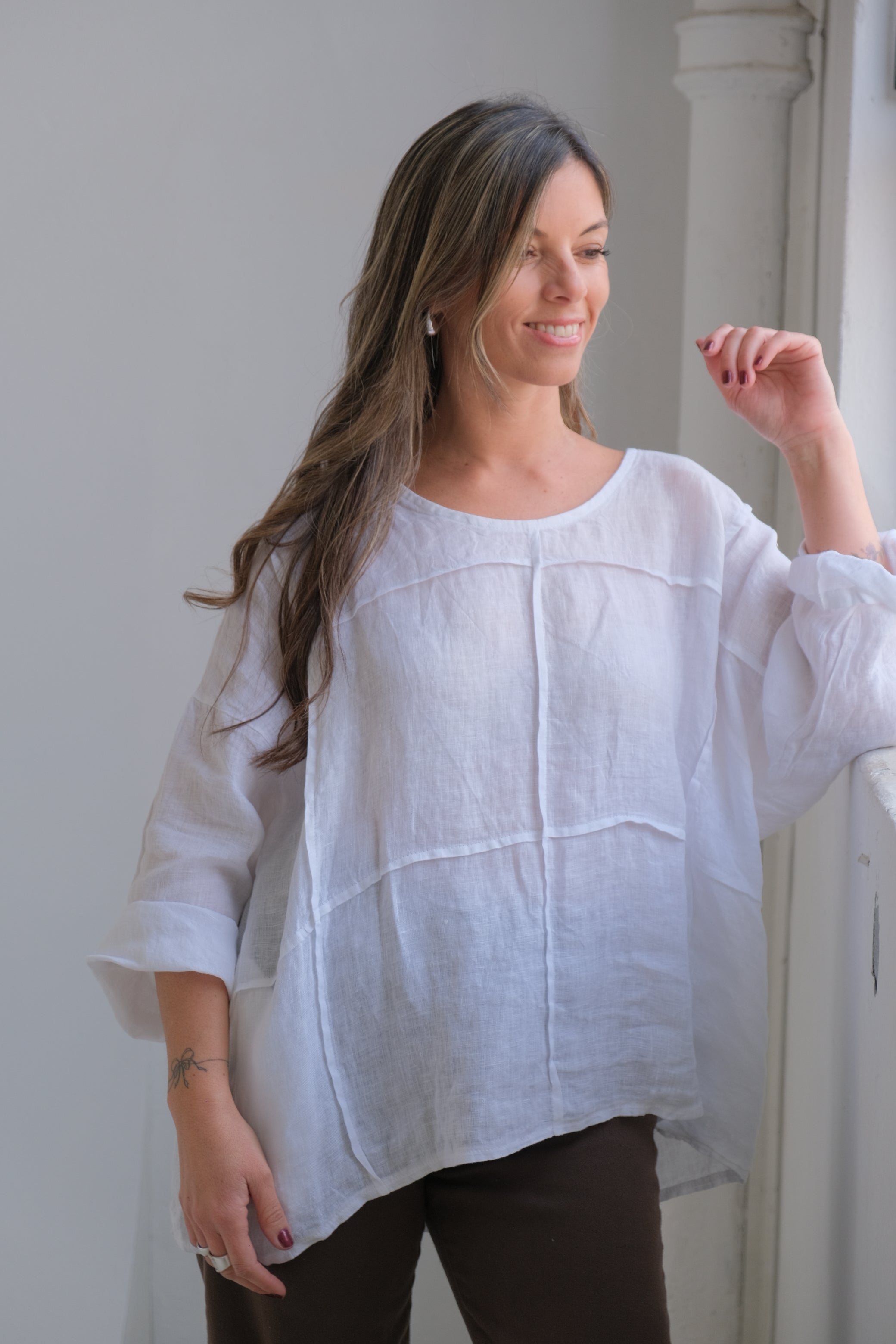 Blusa Bevagna Blanca