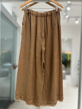 Pantalon Flecos Camel