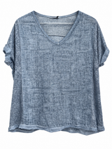 Blusa Luma Azul Jean