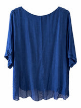 Blusa Mambo azul marino