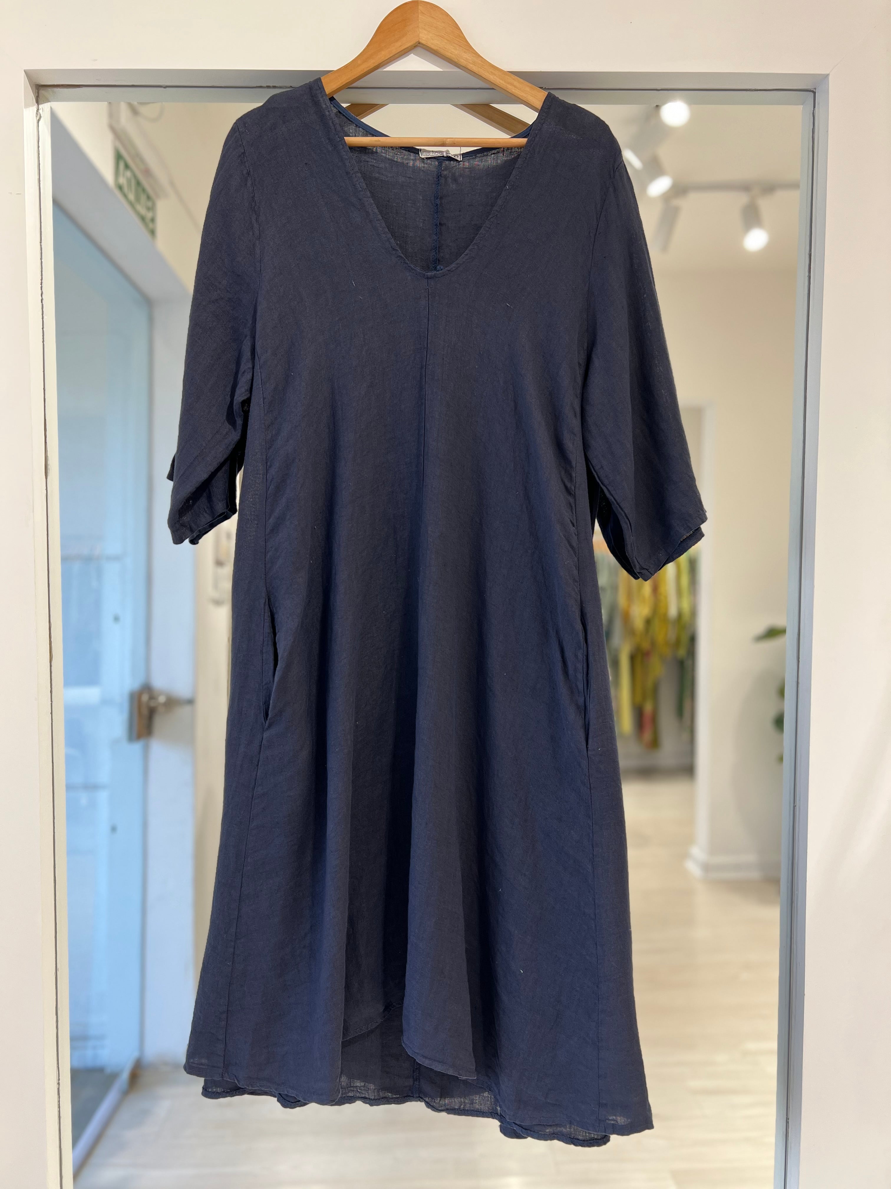 Vestido Magic Midi azul marino