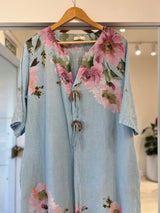 Vestido Positano celeste